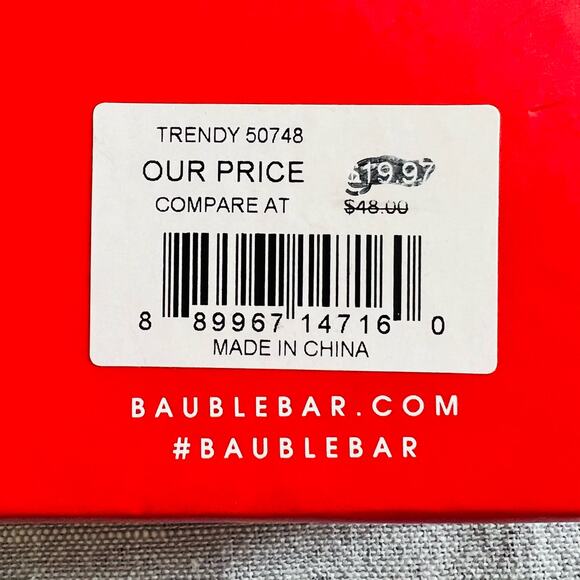 New BaubleBar Way Gift-ier Resin Earrings Set - Picture 2 of 2